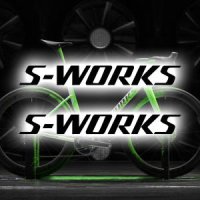 스페셜라이즈드 에스웍스(2개1세트) 스티커-데칼 로고 엠블럼 자전거 MTB 로드 싸이클 Specialized S-Works