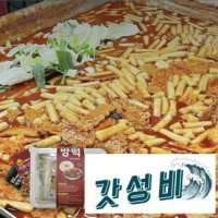 단일상품 매운맛 1팩  2 3인분 - 대구 떡볶이 방떡 밀키트 납작만두 3인분 캠핑 분식