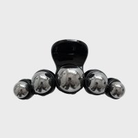 [에포르] Hair Clip Silver Ball _ BK