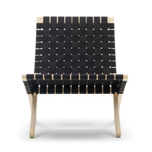 칼한센앤선 MG501 오크오일 코튼위빙 블랙 라운지체어