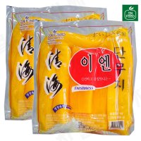 이엔 압축 일식 통단무지  1kg  2개