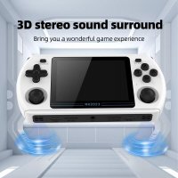 2023 NEW POWKIDDY RK2023 3.5 Inch HD RK3566 Chip Dual Speaker Stereo Retro Handheld Video Game Conso