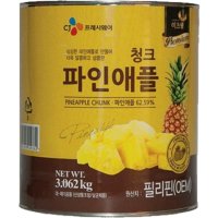 파인애플 깍뚝 청크 캔 통조림 대용량 업소용 3KG  5개