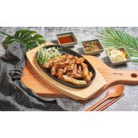 초벌 숯불닭갈비 춘천닭갈비 철판닭갈비 닭불고기 1인분 캠핑음식 간편조리 반찬 구운 닭고기  300g  1팩  철판닭불고기 / 간장맛