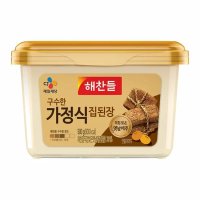 CJ-해찬들 구수한집된장 엄마요리 집밥 요린이도 손쉽게완성 물로만끓이는 맛있는한끼 500g  13개