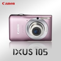 캐논 정품 IXUS 105 스마트오토 광학4배줌 디지털카메라 k  실버  8GB 메모리+케이스+리더기