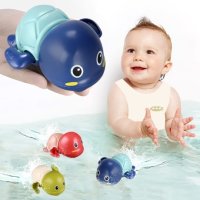 유아 아기 목욕 물놀이 장남감 놀이 완구 아기용 장난감 귀여운 수영 거북이 고래 수영장 해변 클래식 체인 시계 작업