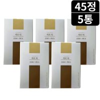 제로픽 브로멜라인 파파인 칼륨 제로핏 이너뷰티 45정 5박스