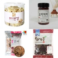 건과일 채소 4종 모음 1kg 말린 편강 오미자차 업소