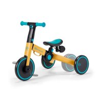 Kinderkraft 3-in-1 4TRIKE 세발자전거, 경량 슬라이드 온 균형 자전거, 접이식, 인체공학적 안장,