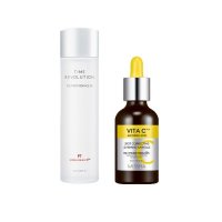 MISSHA 타임 레볼루션 더 퍼스트 에센스 파이브엑스 180ml + 비타씨 플러스 잡티씨 탄력 앰플 40ml