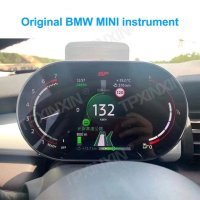 BMW 미니 쿠퍼 R56 2015 + 차량용 자동 LCD 계기판 디지털 대시 보드 패널 속도계 플레이어 유닛 HUD 포  02 LCD Meter HUD