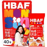 HBAF 바프 먼투썬 하루견과 레드  20g  40개