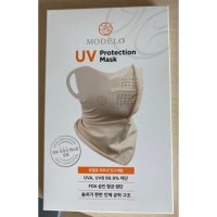 모델로 UV 프로텍션 롱넥 마스크 / 골프마스크 자외선차단 여성 자전거 등산 마스크 (아이보리 베이지)  베이지M