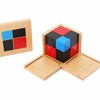 [아마존]Adena Montessori Binomial Cube 몬테소리 감각 교육용 장난감 아동용