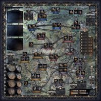 브라스 버밍엄 랭커셔 보드게임 패드 플레이매트 (BRASS playmat)  버밍엄 낮 60