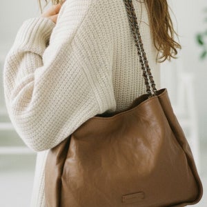 양가죽 램스킨 여성 체인백 데일리 쇼퍼백 숄더백 핸드백