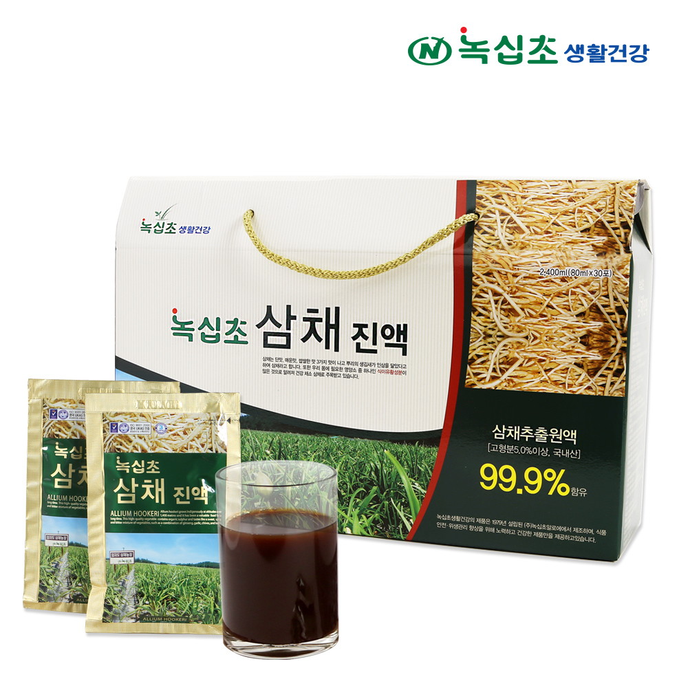 [녹십초생활건강] [녹십초] 삼채진액 30포x1박스/국산 삼채뿌리 99.9%