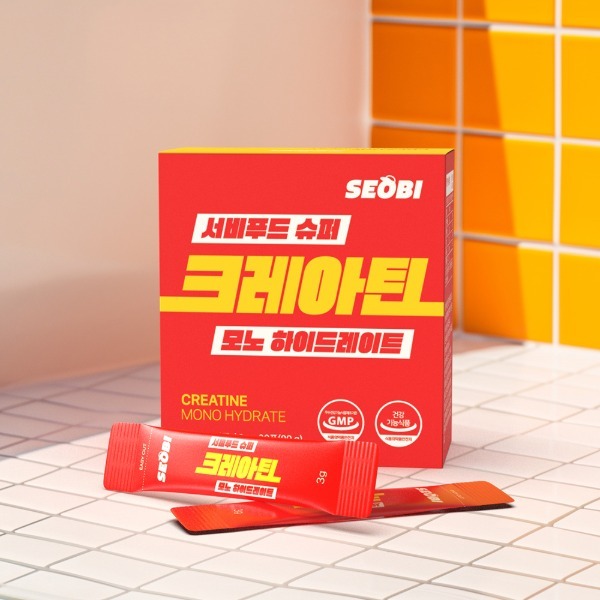 서비푸드 크레아틴 모노 하이드레이트 30포 / <b>운동</b>전 헬스 부스터