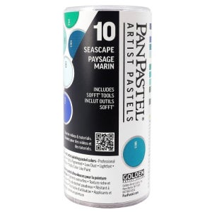 팬파스텔 전문가용 소프트 파스텔 10색 세트 Seascape (9ml) - 30103