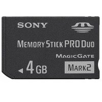 [해외 팩키지] SONY 메모리 스틱 Pro Duo 4GB Mark2 MS-MT4G/N