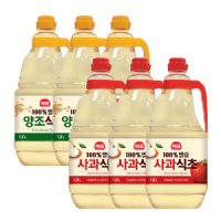 사조해표 양조식초 1.8L x6개 / 사과식초 대용량 말통