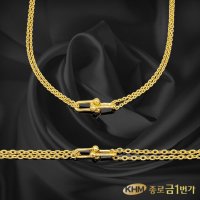 [종로금1번가] 여자 순금 목걸이 팔찌 2종 택1 골드링크 24K 11.25g 이니셜 각인