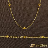 [종로금1번가] 순금 목걸이/팔찌 2종 택일 24K 플러스볼 7.5g 이니셜 각인