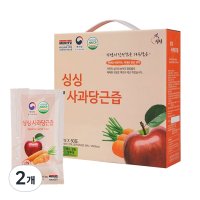 싱싱 사과당근즙 50p  5000ml  2개