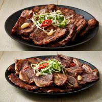 바이올푸드 양념 갈비 구이 1kg 국내산 돼지 한돈 LA갈비 소갈비 미국산 외가집