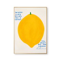 데이비드 슈리글리 레몬 그림 스튜디오 인테리어 액자 현관 포스터 카페 벽장식소품 Wood Lemon