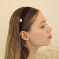 하스 미주 Wide Classic hairband LV056