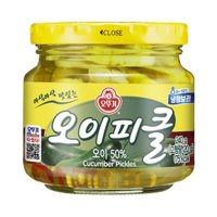 아삭아삭오이피클 240G 오뚜기 소문난 피자 홈파티음식 감칠맛업 캠핑요리 발표식품 모에모에큥 1개