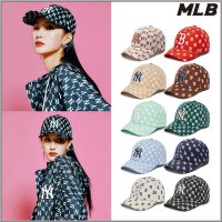 MLB 모노그램 클래식 스트럭쳐 볼캡 모자 종 3ACPFF02N-10