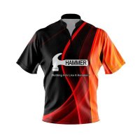 언브랜디드 해머 티셔츠 볼링티 Hammer Deep Bowling Shirt Zip Jersey Curve Tee Size