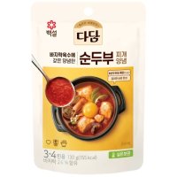 CJ제일제당 백설 다담 순두부찌개양념 130g 1개