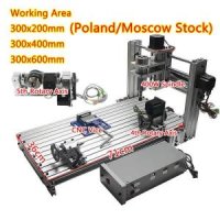 DIY 미니 CNC 3060 5 축 금속 라우터 4 3040 목재 조각 밀링 머신 3020 Pcb 조각기 절단 선반 키트 400w