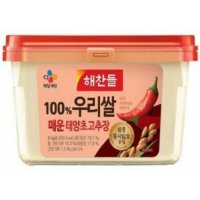 CJ 해찬들 100 우리쌀 매운 태양초 고추장 3kg