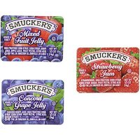 Smuckers 스머커즈 휴대용 개별포장 잼 200개입