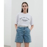 MINDBRIDGE WOMAN오버핏레터링티셔츠 - WOMANOversized fit lettering T-shirt - M MXTS3201