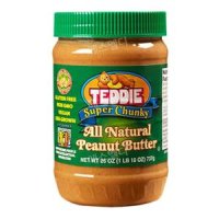 테디 땅콩 버터 청키 Teddie Peanut Butter 글루텐 프리 비건 737g 슈퍼 청키 26온스 1팩