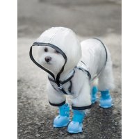투명 강아지우비 레인코트 댕댕이비옷 강아지옷-강아지우비M