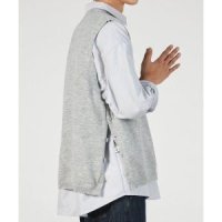 GLW 오버사이즈 사이드 오픈 니트 Oversize Side Open Knit Vest