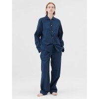 테클라 TEKLA Flannel Pajamas Shirts - Silent