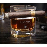 펜들턴 PENDLETON 위스키 글래스 W Cigar 홀더