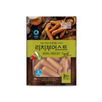 청정원 아이들 반찬 리치부어스트 소세지 할라피뇨 1kg 91개