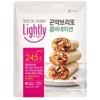 청정원 라이틀리 곤약브리또 콤비네이션 500g X4입 가볍게 든든한끼