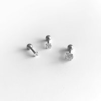 어센틱 cubic piercing 큐빅피어싱 기본피어싱