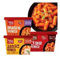 동원 떡볶이의신 컵떡볶이 매콤달콤 매운 치즈 즉석