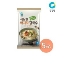 청정원 청정원 바지락칼국수 366g x 5개 본사직영